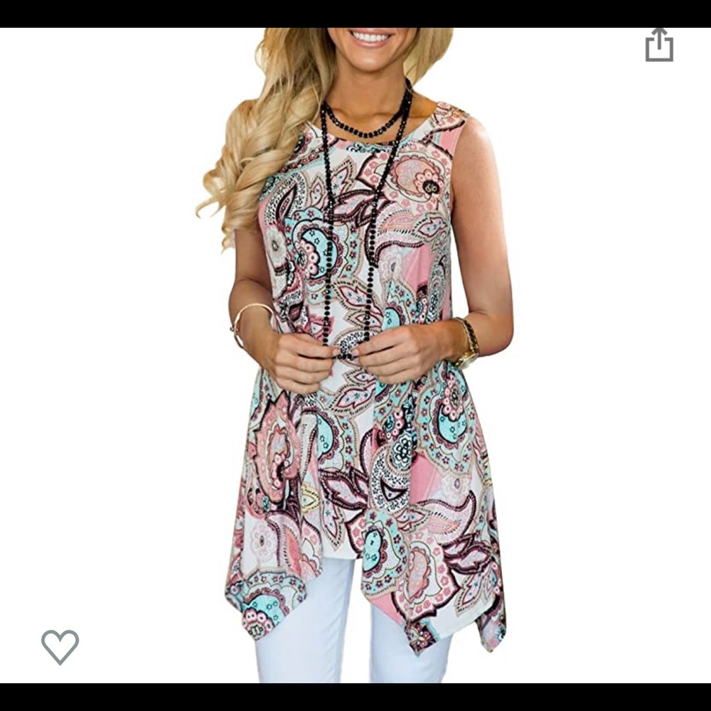 Kira we Sleeveless Tunic Top